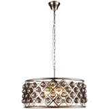 6 Lights Madison Transitional Pendant | Elegant Lighting - ELL - 1214D25PN - SS/RC - Home Elegance USA - 6