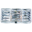 Cuvette Collection 2 Lights Chrome Wall Sconce | Elegant Lighting