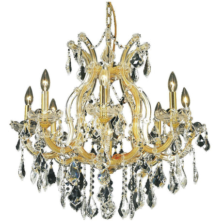 2800 Maria Theresa 9 Lights Chandelier | Elegant Lighting - ELL - 2800D26G/RC - Home Elegance USA - 2