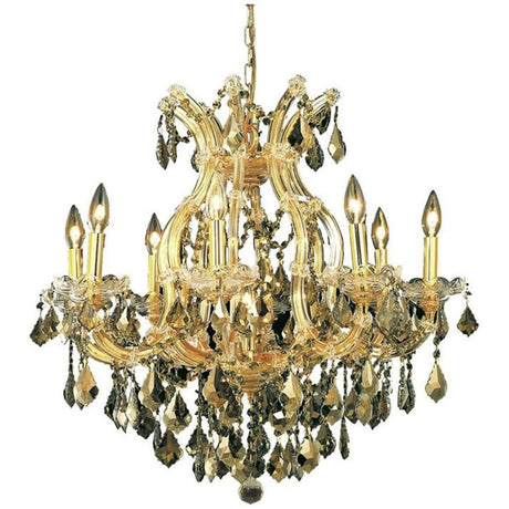 2800 Maria Theresa 9 Lights Chandelier | Elegant Lighting - ELL - 2800D26GT - GT/RC - Home Elegance USA - 6