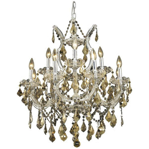 2800 Maria Theresa 13 Lights Chandelier | Elegant Lighting - ELL - 2800D27C - GT/RC - Home Elegance USA - 3