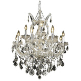 2800 Maria Theresa 13 Lights Chandelier | Elegant Lighting - ELL - 2800D27C/RC - Home Elegance USA - 1