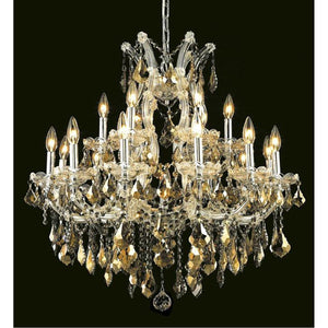 2800 Maria Theresa 19 Lights 30 - Inch Chandelier | Elegant Lighting - ELL - 2800D30GT - GT/RC - Home Elegance USA - 6