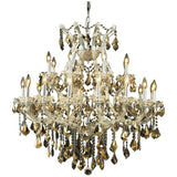 2800 Maria Theresa 24 Lights Chandelier | Elegant Lighting - ELL - 2800D36C - GT/RC - Home Elegance USA - 3