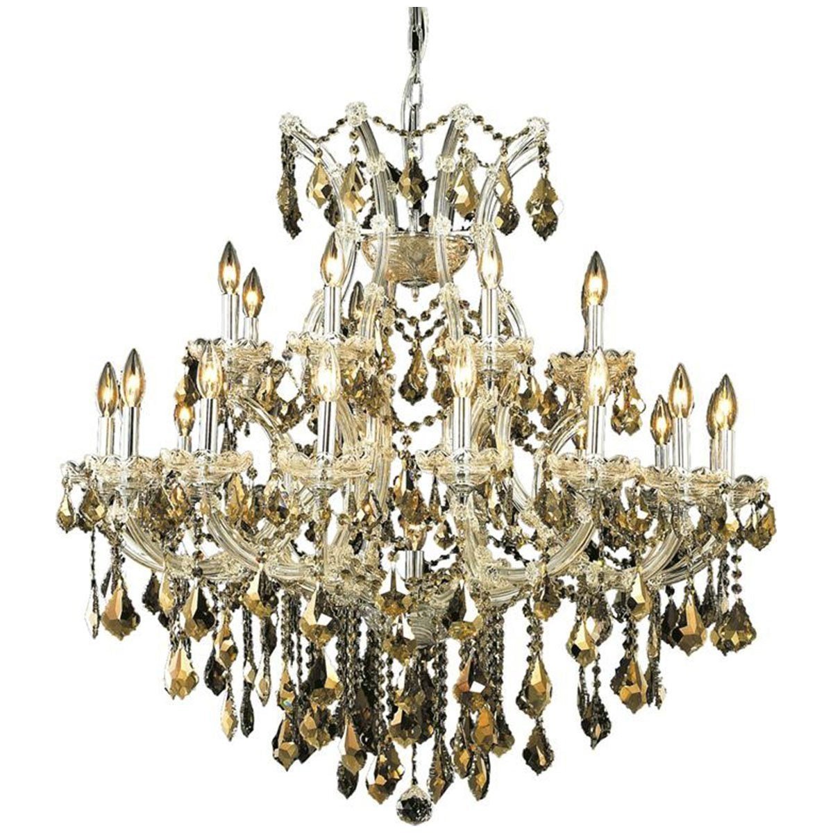 2800 Maria Theresa 24 Lights Chandelier | Elegant Lighting - ELL - 2800D36C - GT/RC - Home Elegance USA - 3