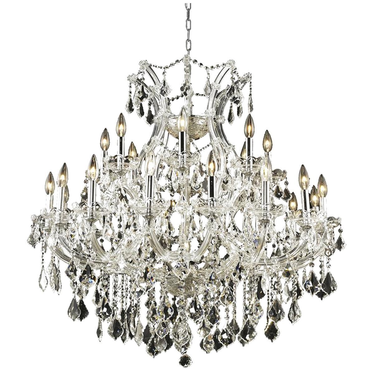 2800 Maria Theresa 24 Lights Chandelier | Elegant Lighting - ELL - 2800D36C/RC - Home Elegance USA - 1