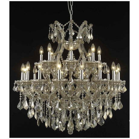 2800 Maria Theresa 24 Lights Chandelier | Elegant Lighting - ELL - 2800D36GT - GT/RC - Home Elegance USA - 6