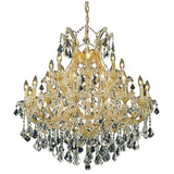 2800 Maria Theresa 24 Lights Chandelier | Elegant Lighting - ELL - 2800D36G/RC - Home Elegance USA - 2