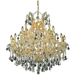 2800 Maria Theresa 24 Lights Chandelier | Elegant Lighting - ELL - 2800D36G/RC - Home Elegance USA - 2