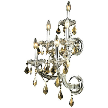 2800 Maria Theresa 5 Lights Sconce | Elegant Lighting - ELL - 2800W5C - GT/RC - Home Elegance USA - 3