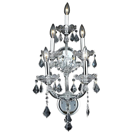 2800 Maria Theresa 5 Lights Sconce | Elegant Lighting - ELL - 2800W5C/RC - Home Elegance USA - 1