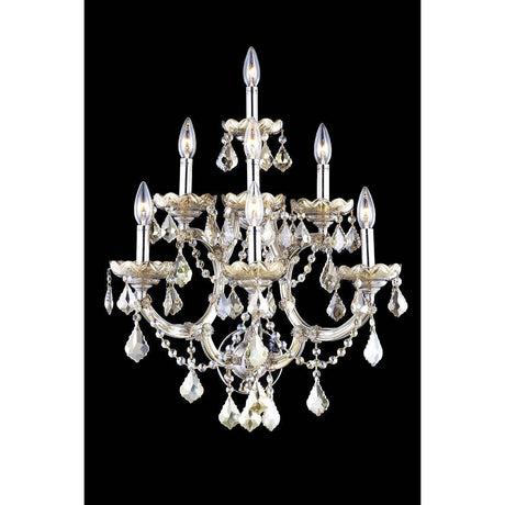 2800 Maria Theresa 7 Lights Sconce | Elegant Lighting - ELL - 2800W7GT - GT/RC - Home Elegance USA - 5