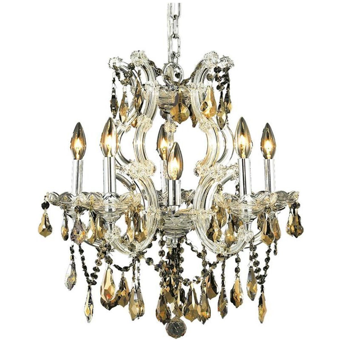 2801 Maria Theresa 6 Lights Chandelier | Elegant Lighting | Home Elegance USA