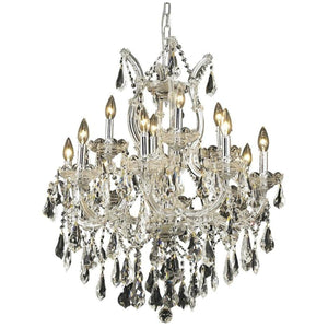 2801 Maria Theresa 13 Lights Chandelier | Elegant Lighting - ELL - 2801D27C/RC - Home Elegance USA - 1