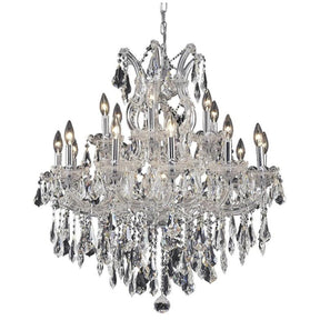 2801 Maria Theresa 19 Lights 30-Inch Chandelier | Elegant Lighting