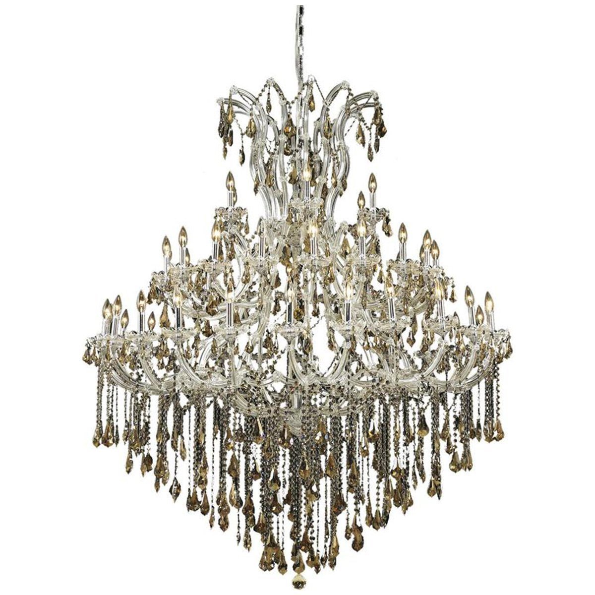 2801 Maria Theresa 49 Lights 60 - Inch Chandelier | Elegant Lighting - ELL - 2801G60C - GT/RC - Home Elegance USA - 3