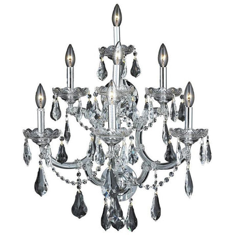 2801 Maria Theresa 7 Lights Sconce | Elegant Lighting - ELL - 2801W7C/RC - Home Elegance USA - 1