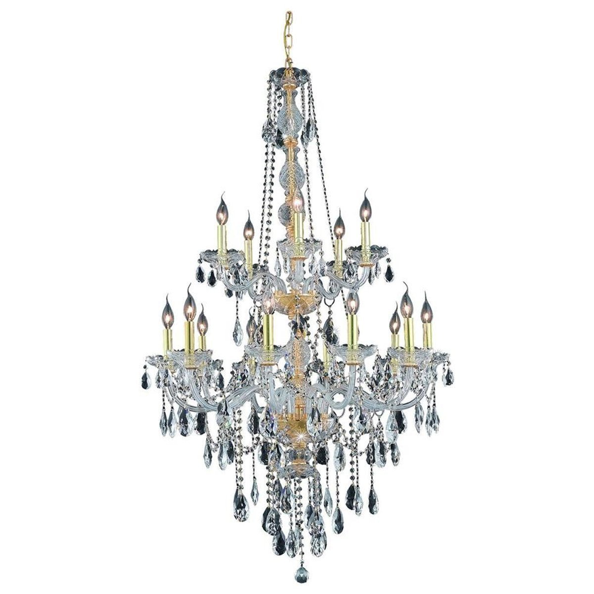 7915 Verona 15 Lights Chandelier | Elegant Lighting - ELL - 7915G33G/RC - Home Elegance USA - 2