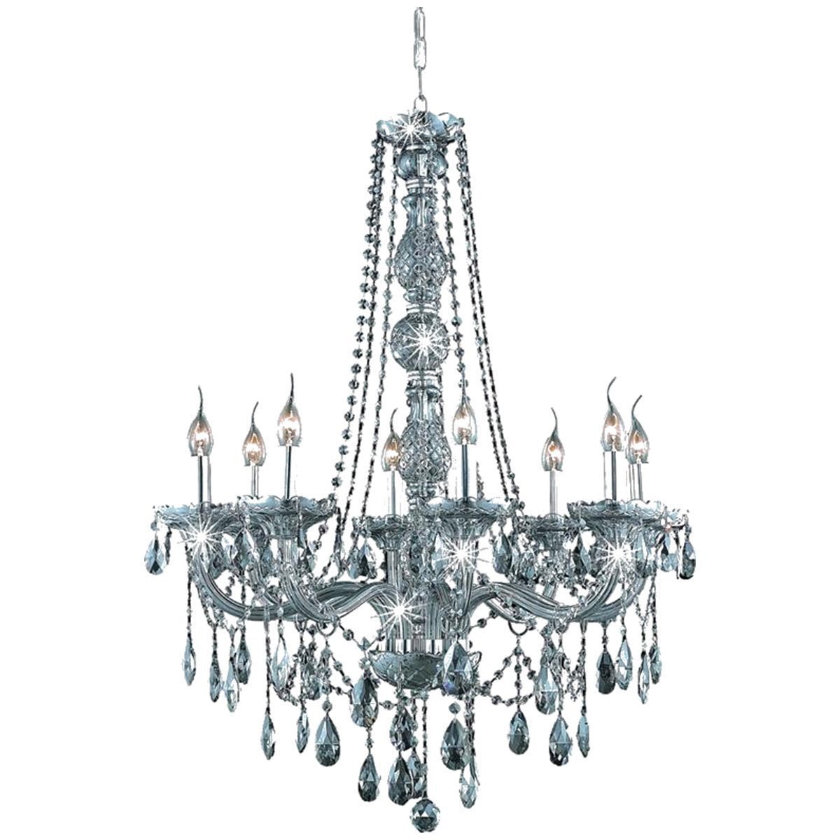 7958 Verona 8 Lights Chandelier | Elegant Lighting - ELL - 7958D28C - GT/RC - Home Elegance USA - 5