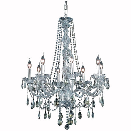 7958 Verona 8 Lights Chandelier | Elegant Lighting - ELL - 7958D28C - GT/RC - Home Elegance USA - 3