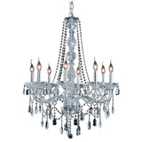 7958 Verona 8 Lights Chandelier | Elegant Lighting - ELL - 7958D28C/RC - Home Elegance USA - 1