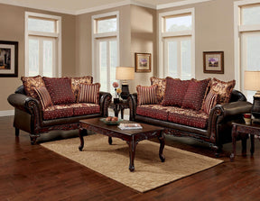 Ellis Traditional Sofa and Loveseat | Furniture of America