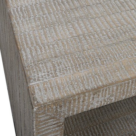 Bosk White Washed Coffee Table | Uttermost | Home Elegance USA
