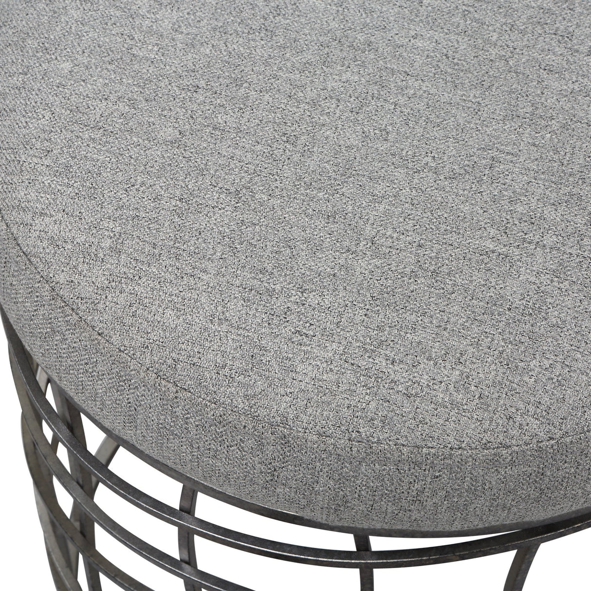 Carnival Iron Round Accent Stool | Uttermost | Home Elegance USA