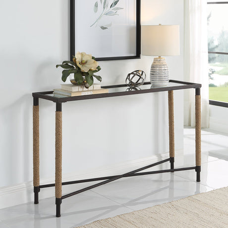 Braddock Coastal Console Table | Uttermost | Home Elegance USA