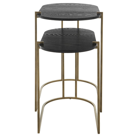 Aztec Wood Nesting Tables - Set Of 2 | Uttermost | Home Elegance USA