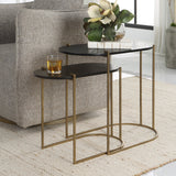 Aztec Wood Nesting Tables - Set Of 2 | Uttermost - UM - 22882 - Home Elegance USA - 2