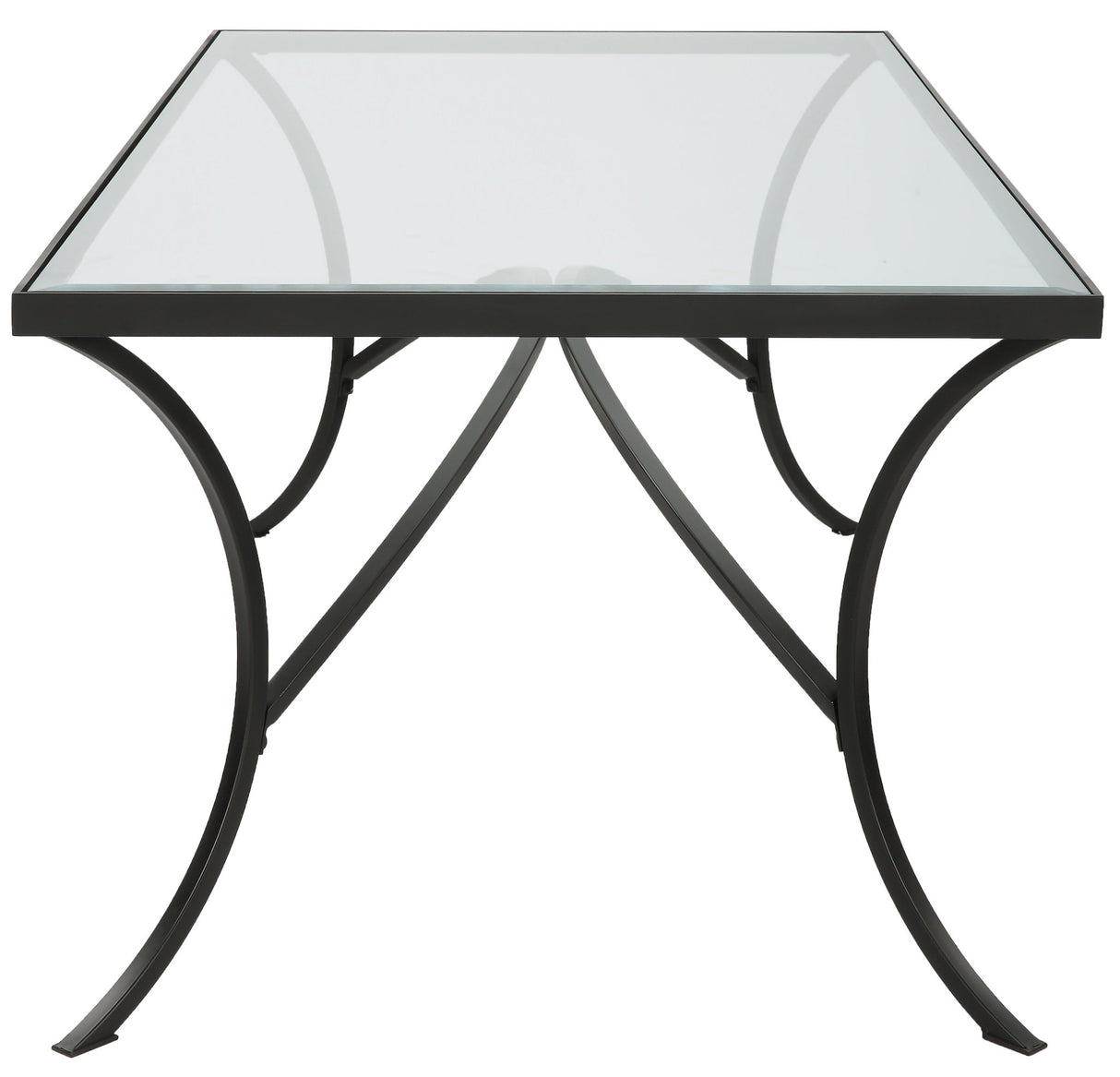 Alayna Black Metal & Glass Coffee Table | Uttermost - UM - 22909 - Home Elegance USA - 5