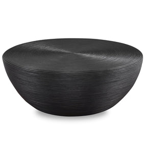 Bongo Black Rattan Coffee Table | Uttermost | Home Elegance USA