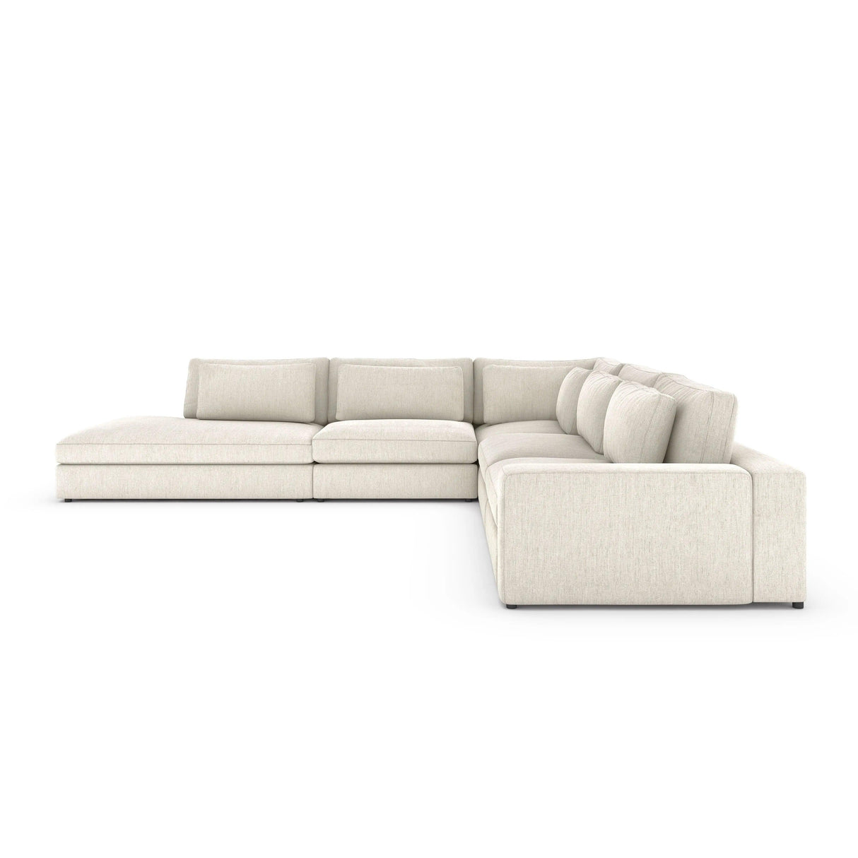 Four Hands Bloor 4 Pc Sectional With Bumper Chaise - Home Elegance USA