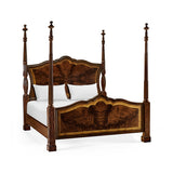 Four Poster Mahogany US King Bed | Jonathan Charles Fine Furniture