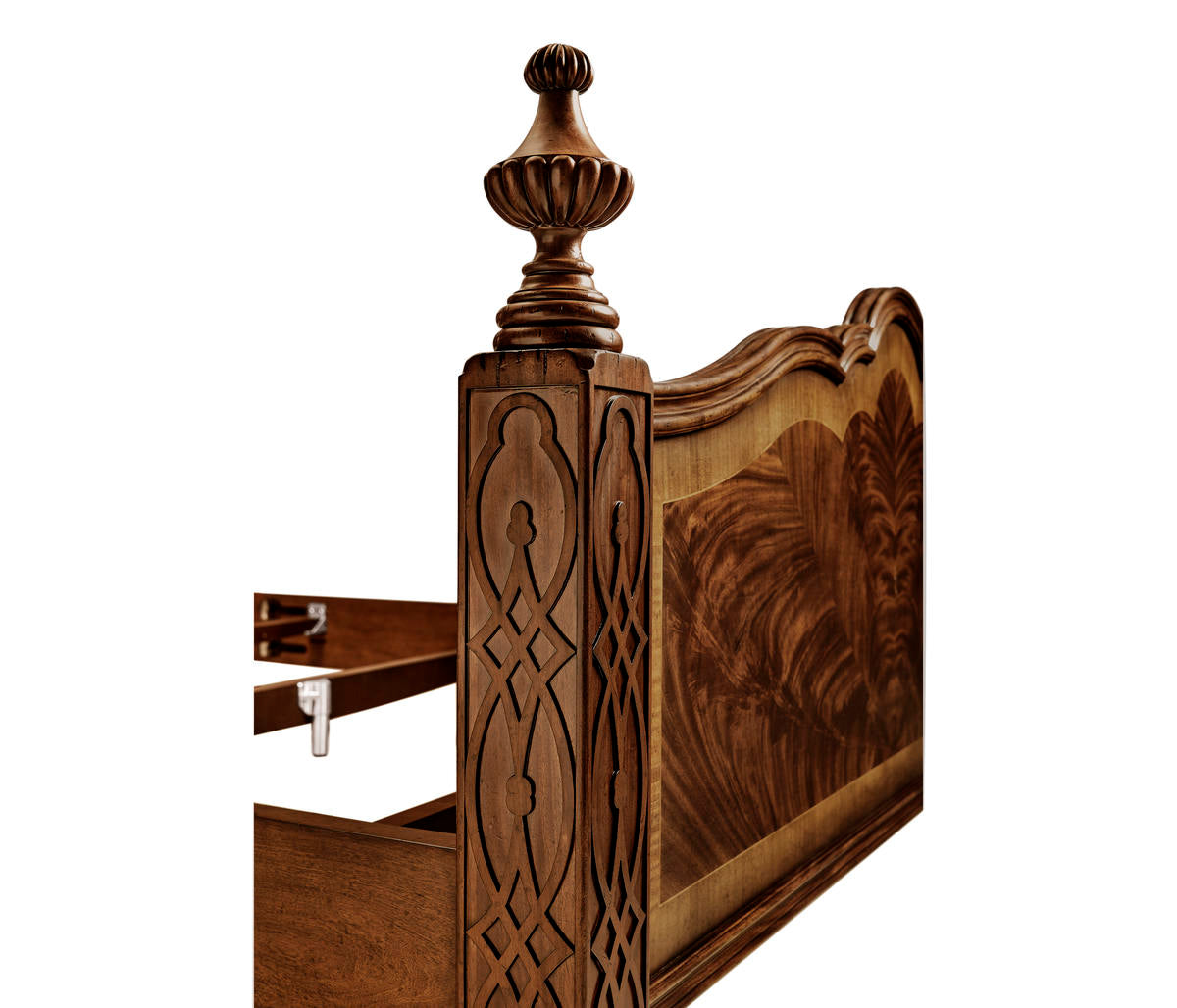 Four Poster Mahogany US King Bed | Jonathan Charles Fine Furniture