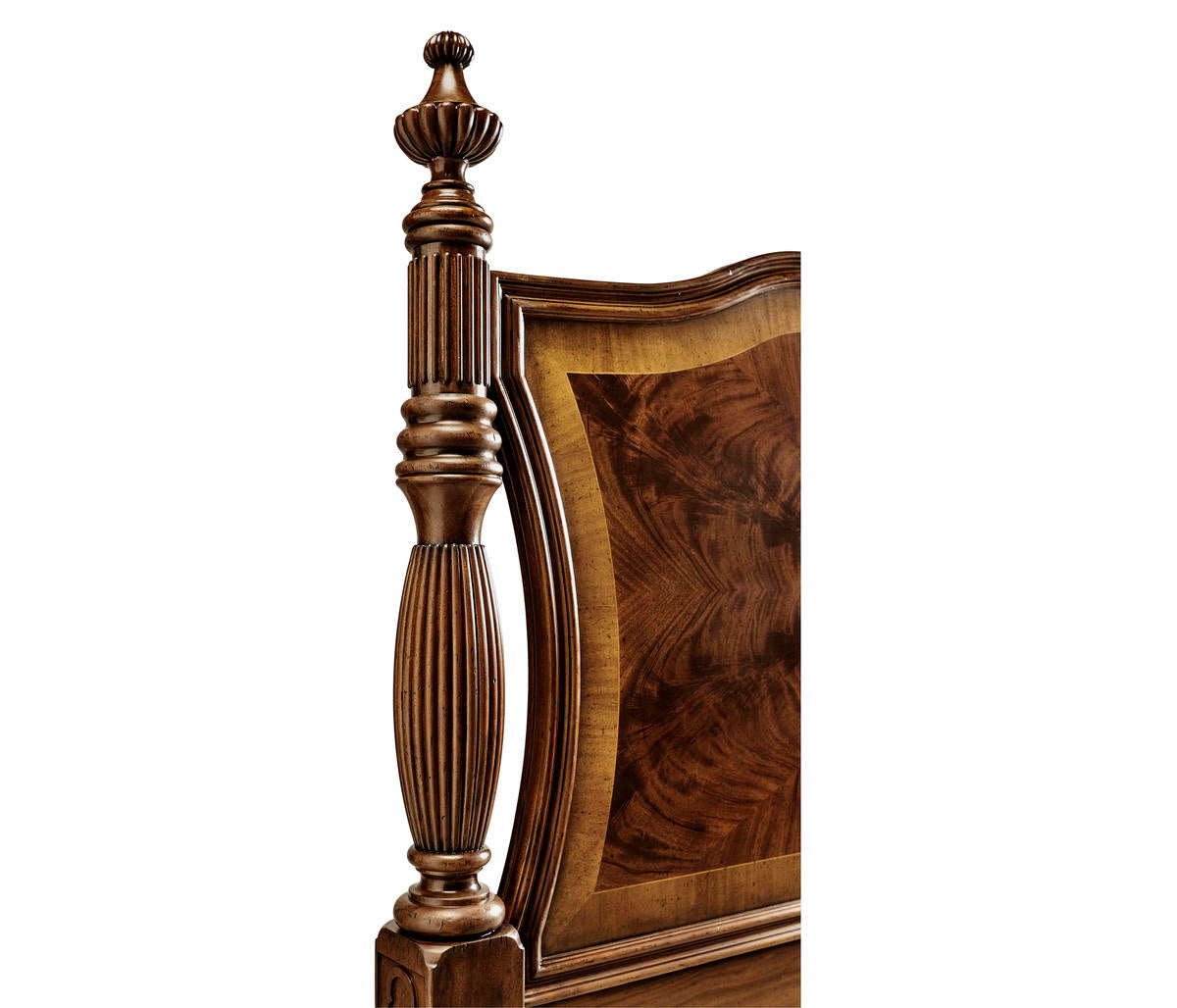Four Poster Mahogany US King Bed | Jonathan Charles Fine Furniture