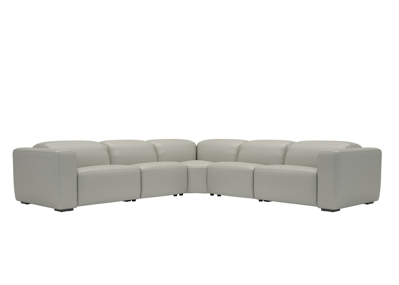 Gray sectional sofa on a white background | Home Elegance USA