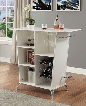 Fuero Contemporary Bar Table by Furniture of America Furniture of America