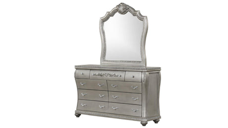 Destiny Traditional Silver Solid Wood Bedroom Set | Galaxy - Home Elegance USA