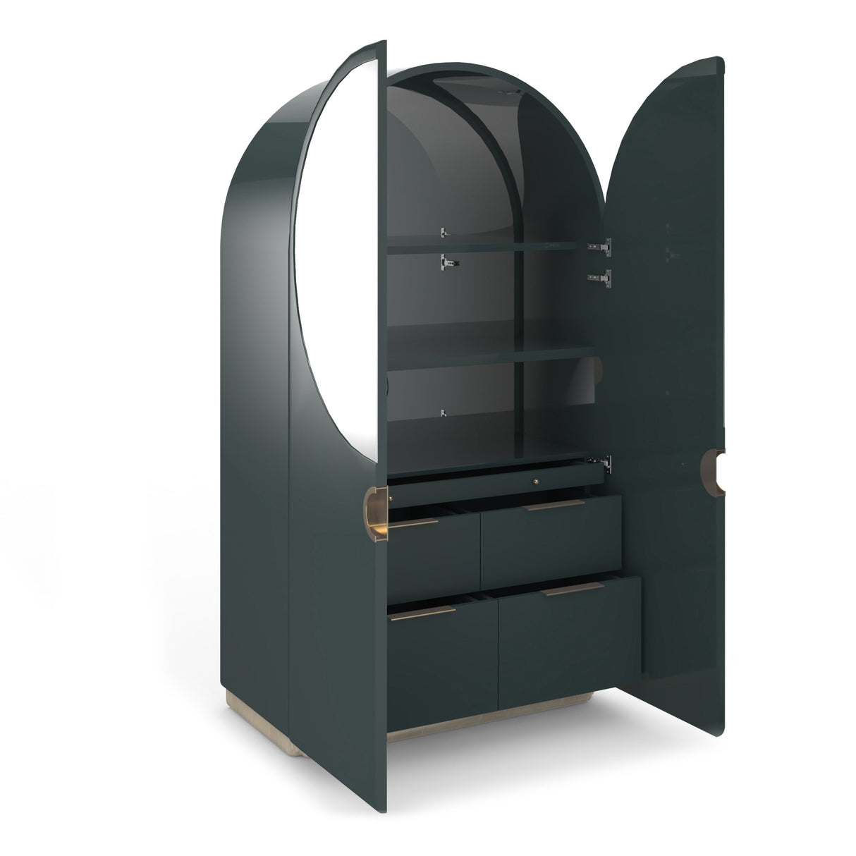 Gelee Armoire Apatite & Caramello High-Gloss | Caracole Classic
