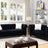 Giacomo Contemporary Velvet-Like Fabric Living Room Set by Furniture of America Furniture of America