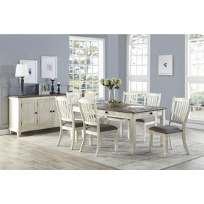 Granby 7-Piece Rectangular Dining Room Set 5627NW-72-7SET | Homelegance