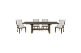 Griffin Modern Dining Set with Sunburst Oak Finish & Gold Accents | Homelegance - Home Elegance USA