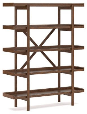 Ashley Brown Lyncott Bookcase - H615 - 70 - Home Elegance USA - 1