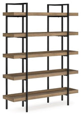 Ashley Light Brown Montia Bookcase - H632 - 70 - Home Elegance USA - 1