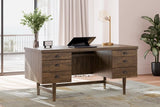 Ashley Warm Brown Austanny Home Office Desk - H683 - 27 - Home Elegance USA - 9