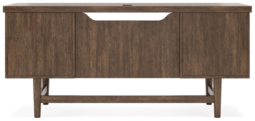 Ashley Warm Brown Austanny Home Office Desk - H683 - 27 - Home Elegance USA - 5