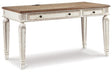 Ashley White/Brown Realyn Home Office Desk | Home Elegance USA