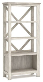 Ashley Whitewash Carynhurst Large Bookcase | Home Elegance USA